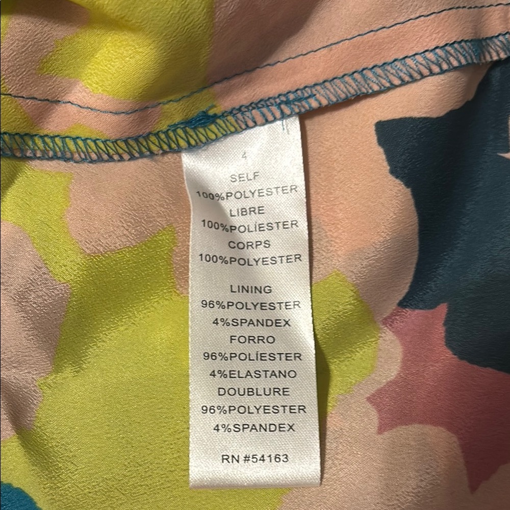 Jessica Simpson Halter Maxi Dress in Pink, Blue, Yellow & Green - Picture 7 of 9